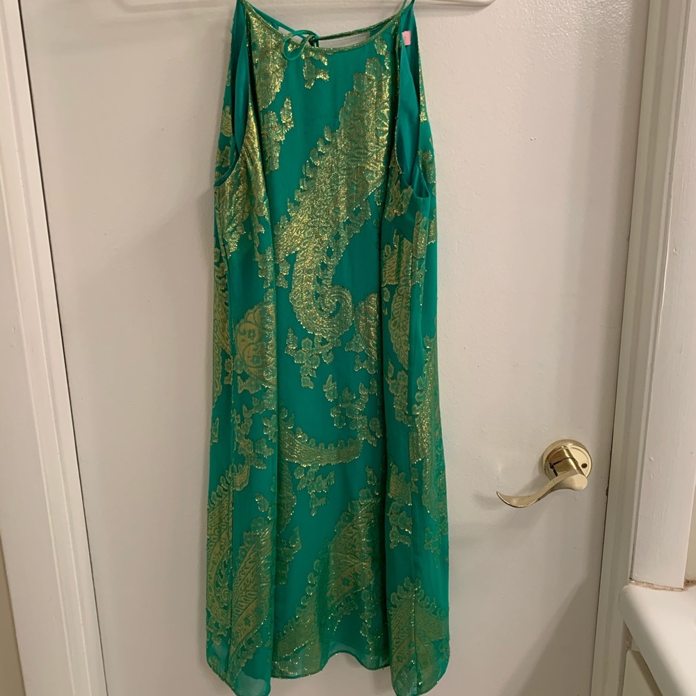 Lilly Pulitzer Silk Angel Halter Dress